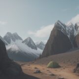 【登山】稜線の写真を撮るコツ | おすすめの構図と視点 をイメージした 広角の風景、山、稜線 の写真