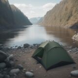 【川用ウェットスーツ】正しい洗い方と保管方法 | 寿命を延ばす手入れのコツ をイメージした 広角の風景、川 の写真