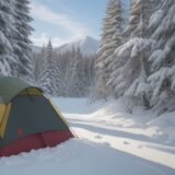 【登山服装】初冬の山歩きに備える | 重ね着の組み合わせと準備物 をイメージした 広角の風景、ハイキング、冬 の写真