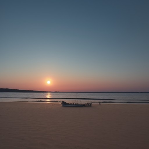 【アジ釣り】夜釣りのベストシーズン | 狙い目の時期とポイント をイメージした 広角の風景 の写真