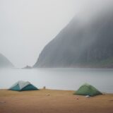 【海霧】出現予報の確認方法 | 安全な船釣りの準備 をイメージした 広角の風景 の写真