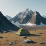 【登山】体調不良での撤退判断 | 安全に山を下りるための目安 をイメージした 広角の風景、山 の写真