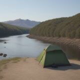 【川釣り】川風で変わる体感温度 | 夏の装備と対策 をイメージした 広角の風景、川、夏 の写真