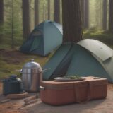 【キャンプクッカー】汚れにくい素材の選び方 | おすすめの道具を紹介 をイメージした 広角の風景 の写真