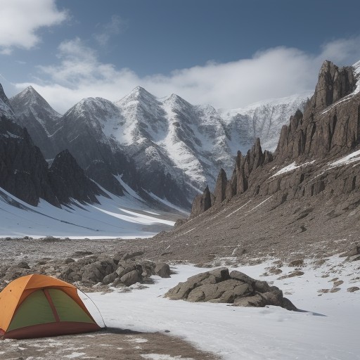 【登山】稜線の強風への対応 | 安全な回避判断とルート選び をイメージした 広角の風景、山、稜線 の写真