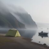 【海霧】発生の予兆を見極める方法 | 安全な釣行のための判断基準 をイメージした 広角の風景 の写真
