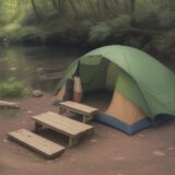 【フィッシュグリップ】川での使用で出た錆落とし | 手入れの手順と道具 をイメージした 広角の風景、川 の写真