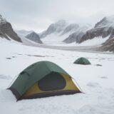 【低体温症】登山のリスクを減らす装備 | 体温を守る服装の選び方 をイメージした 広角の風景、山 の写真