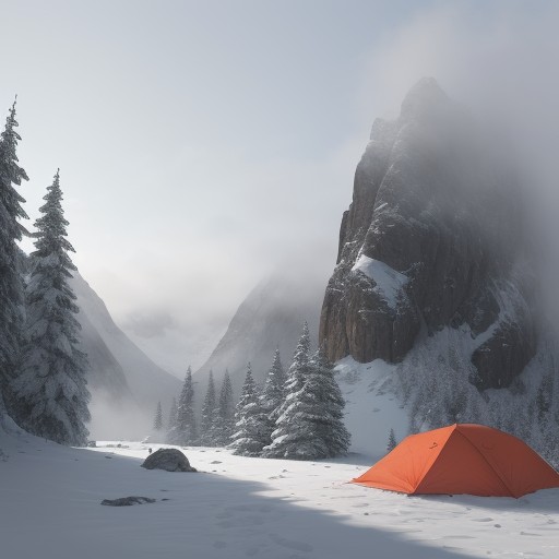 【登山】霧で視界が遮られた時の判断 | 回復の目安と安全な待ち方 をイメージした 広角の風景、山 の写真