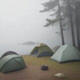 【海霧】出現する確率とタイミング | 釣りへの影響と注意点 をイメージした 広角の風景 の写真