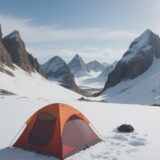 【登山用ギア】買い替えの予算目安 | おすすめの優先順位と選び方 をイメージした 広角の風景、山 の写真
