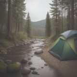 【川の逆流】脱出する方法 | 安全な岸への戻り方と手順 をイメージした 広角の風景、川 の写真