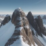 【登山】風向きがルートに与える影響 | 安全な歩き方のポイント をイメージした 広角の風景、山、ハイキング の写真