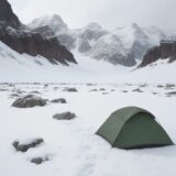 【低体温症】登山のリスクと対策 | 意識レベルによる判断基準 をイメージした 広角の風景、山 の写真