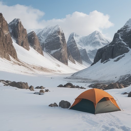 【登山】荷物のパッキング方法 | 重さを分散して歩きやすくするコツ をイメージした 広角の風景、山 の写真