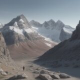 【登山】初心者が迷わないルート判断 | 正しい登山道の歩き方 をイメージした 広角の風景、山、登山道、ハイキング の写真
