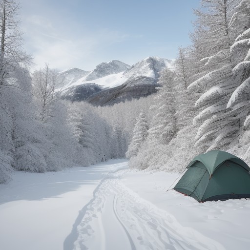 【霜柱】冬の登山の歩き方 | 足元の注意点と装備 をイメージした 広角の風景、ハイキング、冬 の写真