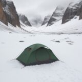 【低体温症】登山のリスクと対策 | 体温を取り戻すまでの回復時間 をイメージした 広角の風景、山 の写真