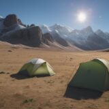 【山菜】採取のタイミング | 標高による時期の変化と注意点 をイメージした 広角の風景 の写真