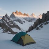【登山用ギア】経年劣化を防ぐ保管方法 | 長く使うための手入れの手順 をイメージした 広角の風景、山 の写真