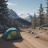 【登山】登山口までのルート確認 | 駐車場の探し方と注意点 をイメージした 広角の風景、山、登山道 の写真