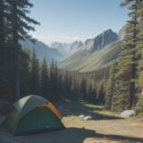 【虫対策】山の忌避剤の選び方 | 正しい使い方のポイント をイメージした 広角の風景、山、ハイキング の写真