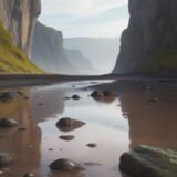 【潮位】低い海での歩き方 | おすすめの服装と準備 をイメージした 広角の風景 の写真