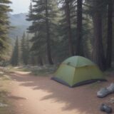 【登山】足裏の擦り傷を防ぐ方法 | 靴選びと靴下の組み合わせ をイメージした 広角の風景、ハイキング の写真