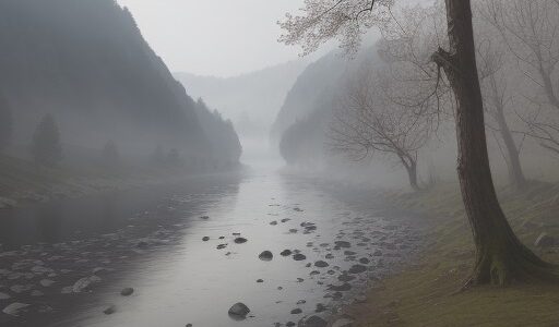 【川霧】発生する時間帯と条件 | 朝の川辺で出会う景色