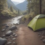 【防水バッグ】川での汚れを落とす洗い方 | 手入れの手順と注意点 をイメージした 広角の風景、川 の写真