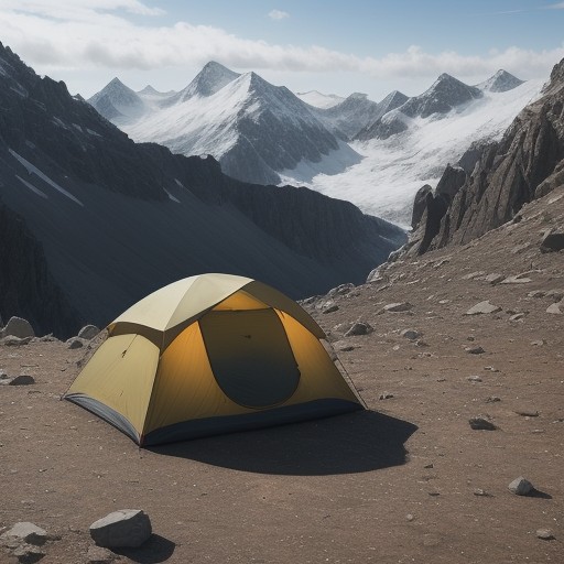 【登山】疲れが限界に達したサイン | 体の変化と判断基準 をイメージした 広角の風景、山 の写真