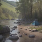 【川遊び】生き物を集める時間帯 | おすすめのタイミングとコツ をイメージした 広角の風景、川 の写真