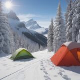 【ウィンタースポーツ】ウェア選びのコツ | 体温を保つ重ね着の方法 をイメージした 広角の風景、冬 の写真
