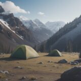 【登山ウエア】静電気を防ぐ素材選び | おすすめのウェアを紹介 をイメージした 広角の風景、ハイキング の写真