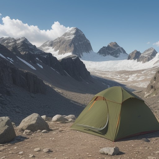 【登山用テント】汚れを落とす方法 | 素材に合わせた手入れの手順 をイメージした 広角の風景、山 の写真