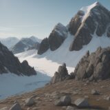 【登山】肩の脱臼を防ぐ方法 | 怪我を避けるための準備と対策 をイメージした 広角の風景、山 の写真