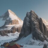 【登山】初心者が揃えるべき持ち物 | 準備の優先順位と選び方 をイメージした 広角の風景、山 の写真