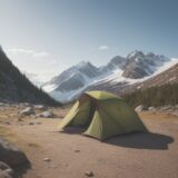【虫除け】山の服装選び | おすすめの素材と対策 をイメージした 広角の風景、山 の写真