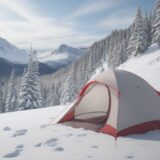【防寒グローブ】冬の登山で使う手袋の選び方 | 素材と機能のポイント をイメージした 広角の風景、冬 の写真