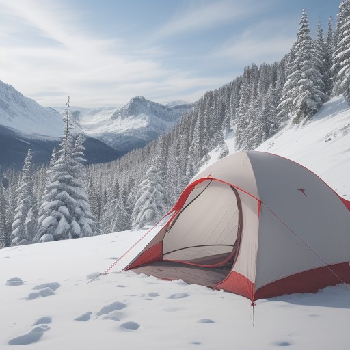 【防寒グローブ】冬の登山で使う手袋の選び方 | 素材と機能のポイント をイメージした 広角の風景、冬 の写真