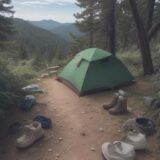 【登山靴】かびの取り方 | 素材に合わせた掃除の手順と注意点 をイメージした 広角の風景、ハイキング の写真
