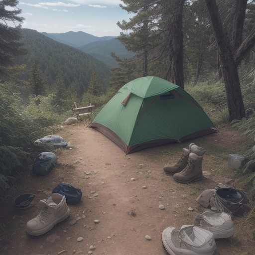 【登山靴】かびの取り方 | 素材に合わせた掃除の手順と注意点 をイメージした 広角の風景、ハイキング の写真