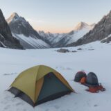 【登山用ギア】メンテナンスをするタイミング | 道具を長く使うための習慣 をイメージした 広角の風景、山 の写真