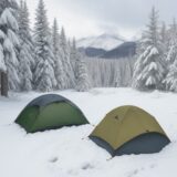 【低温症対策】冬山のウェア選び | 体温を維持する重ね着のコツ をイメージした 広角の風景、山、冬 の写真