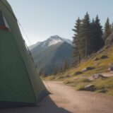 【登山ウェア】撥水剤の選び方 | おすすめの商品と使い方 をイメージした 広角の風景、ハイキング の写真