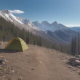 【登山】ゴミを持ち帰る方法 | 山での片付けと準備の手順 をイメージした 広角の風景、ハイキング、山 の写真