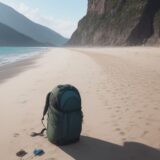【ビーチバッグ】砂を落とす簡単なやり方 | おすすめの手入れ方法 をイメージした 広角の風景 の写真