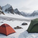 【低体温症】登山の現場で気づくサイン | 正しい見分け方と対処法 をイメージした 広角の風景、山 の写真