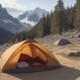 【登山用シュラフ】正しい乾燥の手順 | 寿命を延ばすお手入れ方法 をイメージした 広角の風景、山 の写真