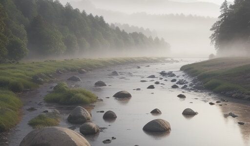 【川霧】発生する条件とタイミング | 早朝の川辺で見る風景